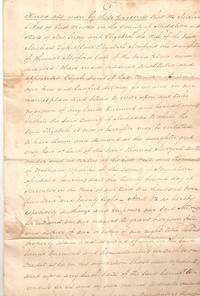1825 HANDWRITTEN POWER-OF-ATTORNEY and deposition pertaining to land in East Windsor, Middlesex C...