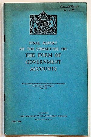 Final Report of the Committee on the Form of Government Accounts