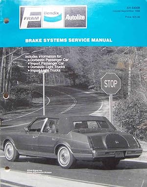 Brake Systems Service Manual