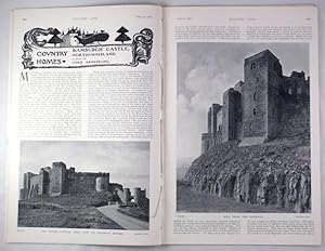 Original Issue of Country Life Magazine Dated Augyst 1st 1908, with a Main Feature on Bamburgh Ca...