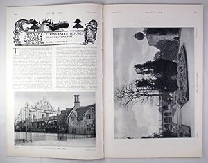 Original Issue of Country Life Magazine Dated August 8th 1908, with a Main Feature on Cirencester...