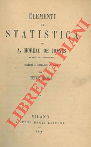 Elementi di statistica. Tradotti e corredati di note da Gustavo Minelli.