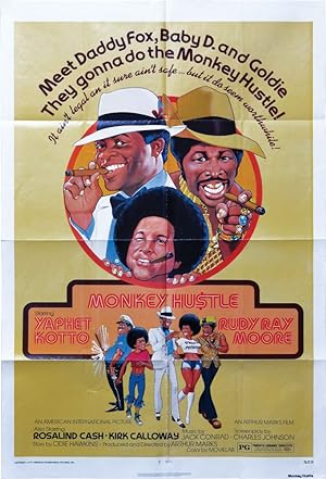 The Monkey Hustle [The Monkey Hu$tle] (Original poster for the 1976 film)