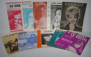 Partitions. Chansons populaires. Années 1960-1970