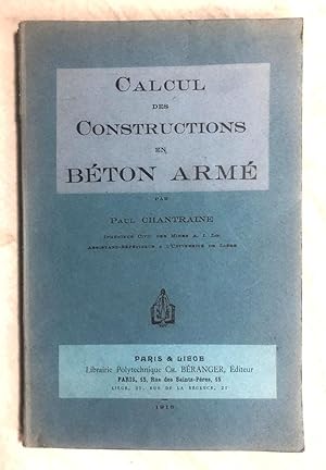 CALCUL DES CONSTRUCTIONS EN BETON ARME