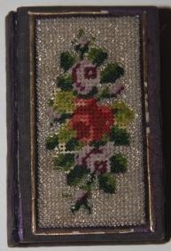 [Faux Book] Small Box with Needlepoint on Front
