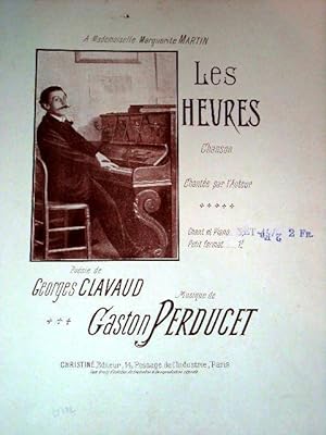 Partition musicale - LES AMOUREUX SERMENTS - Poésie de Pierre ANDRE, Musique de Gaston PERDUCET. ...