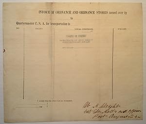 War Date Document Signed