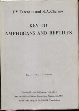 KEY TO AMPHIBIANS AND REPTILES