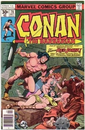 Conan the Barbarian # 78 September 1978 -Featuring "Red Sonja" -Adapted from "Mistress of Death" ...