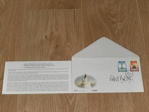 First Day Cover with Two Stamps Issued to Celebrate the Irish Lighthouse Service Both Designed by...