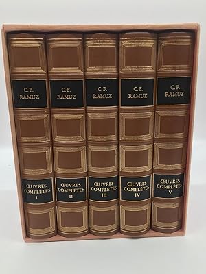 Oeuvres complètes. Edition commémorative présentée par Gustave Roud et Daniel Simond, 5 vol.
