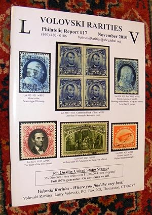 VOLOVSKI RARITIES [Catalog] Philatelic Report #17 November 2010