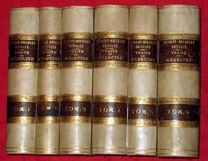 Traité de Médecine. Vols 1 to 6. Tome I a VI. (title translates to Treaty of Medicine)