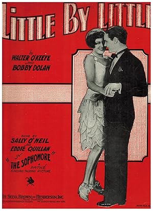 LITTLE BY LITTLE (Vintage Sheet Music, from the Movie "The Sophomore")
