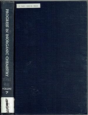 PROGRESS IN INORGANIC CHEMISTRY. Volume 7, 1966