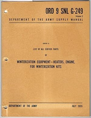ORD 9 SNL G-249, Vol. 2, L.O.A.S.P. WINTERIZATION EQUIP./HEATERS, ENGINE