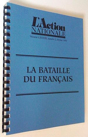 La Bataille du français. Document de travail. Rencontre nationale, Cégep de Saint-Jean-sur-le-Ric...