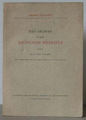 Het archief van Anthonie Heinsius.