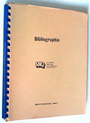 Bibliographie de la bibliothèque de la Société nationale des Québécois Richelieu-Yamaska