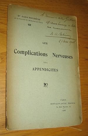 Les Complications Nerveuses des Appendicites