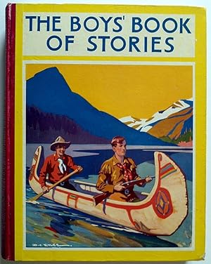 THE BOYS' BOOK OF STORIES: Contains 6 illustrations in full colour (circa 1950's hardback)