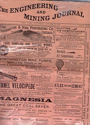 THE ENGINEERING AND MINING JOURNAL. Issue of October 27, 1894