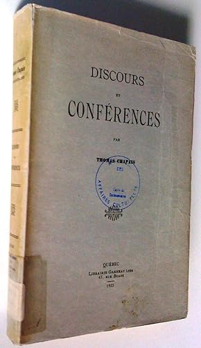 Discours et conférences (3 volumes)