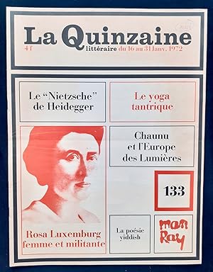 La Quinzaine littéraire - du 16 au 31 janvier 1972 - N° 133 -