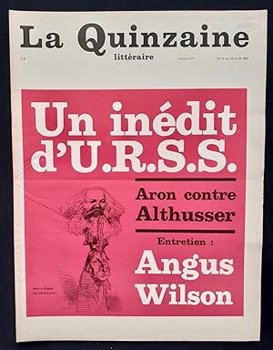 La Quinzaine littéraire - du 16 au 30 avril 1969 - N° 71 -