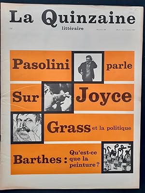 La Quinzaine littéraire - du 1er au 15 mars 1969 - N° 68 -
