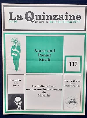 La Quinzaine littéraire - du 1er au 15 mai 1971 - N° 117 -