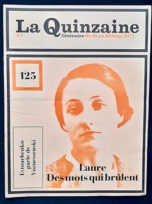 La Quinzaine littéraire - du 16 au 30 septembre 1971 - N° 125 -