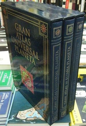 GRAN ATLAS DE ESPAÑA. GRAN ATLAS UNIVERSAL. GRAN ATLAS HISTORICO. PLANETA.