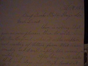 1862 - 1863 SMALL ARCHIVE OF ORIGINAL HANDWRITTEN CIVIL WAR LETTERS HANDWRITTEN BY A 48th REGIMEN...
