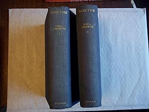 Goethe. The History of a Man. TWO VOLUME SET.