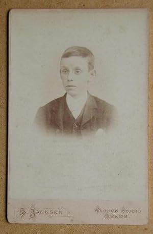 Cabinet Photograph: Portrait of a Young Boy.