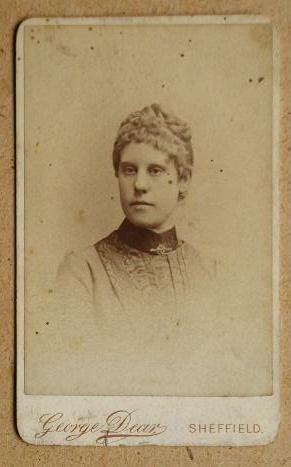 Carte De Visite Photograph: Portrait of a Young Woman
