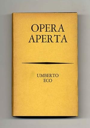 Opera Aperta [The Open Work], Forma E Interdeterminazione Nelle Poetiche Contemporanee - 1st Edit...