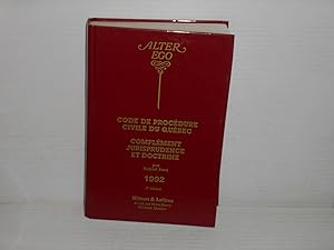 Code De Procédure Civile Du Québec, Complément Jurisprudence et Doctrine, 1992