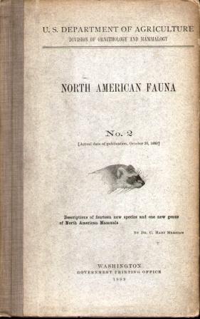 NORTH AMERICAN FAUNA NO. 2 Fourteen New Species & One New Genus of North American Mammals
