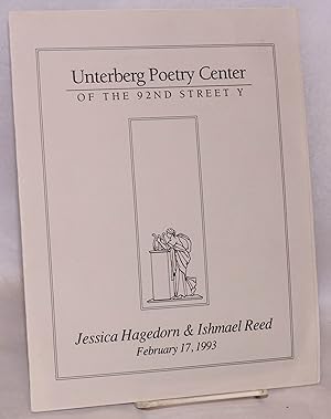 Jessica Hagedorn & Ishmael Reed: February 17, 1993, Unterberg Poetry Center of the 92nd Street Y.