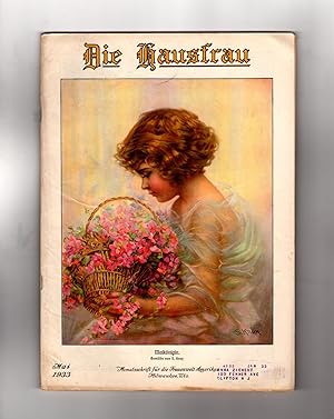 Die Hausfrau - Mai (May), 1933. S. Knox Watercolor cover.
