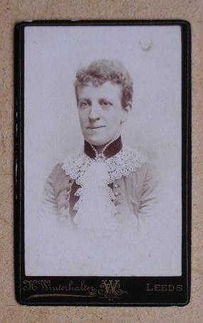 Carte De Visite Photograph: Portrait of a Woman.