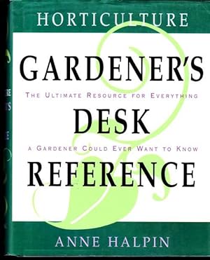 Gardener's Desk Reference