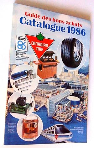 Canadian Tire. Catalogue 1986