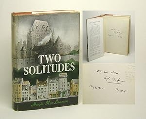 TWO SOLITUDES. Signed
