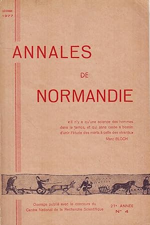 Annales de Normandie / Décembre 1977 N°4