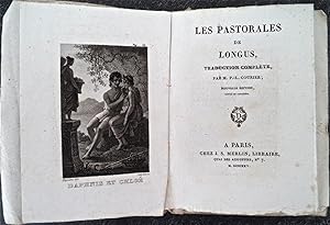 Les Pastorales de Longus, traduction complète par M. P.-L. Courier, nouvelle édition revue et cor...