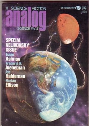 Analog Science Fiction - Science Fact October 1974, Special Immanuel Velikovsky Issue, The Search...